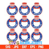 4th Of July Coffee Rings Bundle Svg, Starbucks Svg, Coffee Ring Svg, Cold Cup Svg, Cricut, Silhouette Vector Cut File - Svgbulk