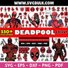 Deadpool Svg Bundle, Superhero Svg, Comics Svg, Bundle Layered, Silhouette, Cut File For Cricut, Digital Vector, Cut File, Instant Download